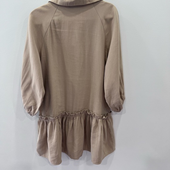 Zara Kids Khaki Shirtdress - Picture 7 of 9
